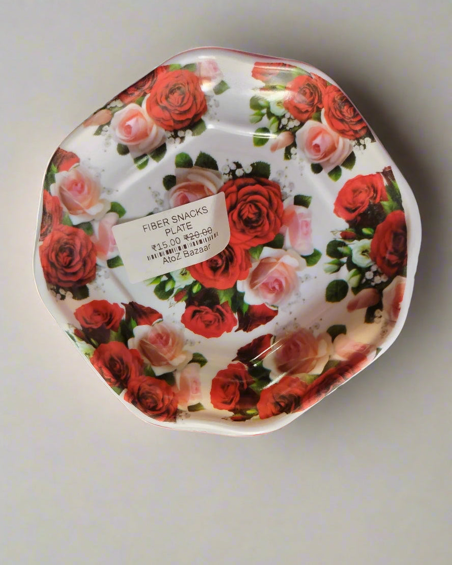 Snacks Fiber Plate
