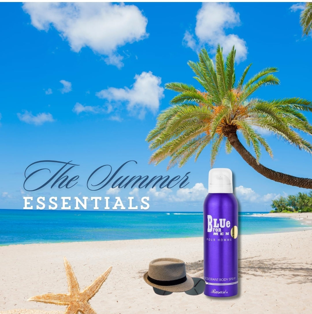 Blue for men Deodorant spray 270ml