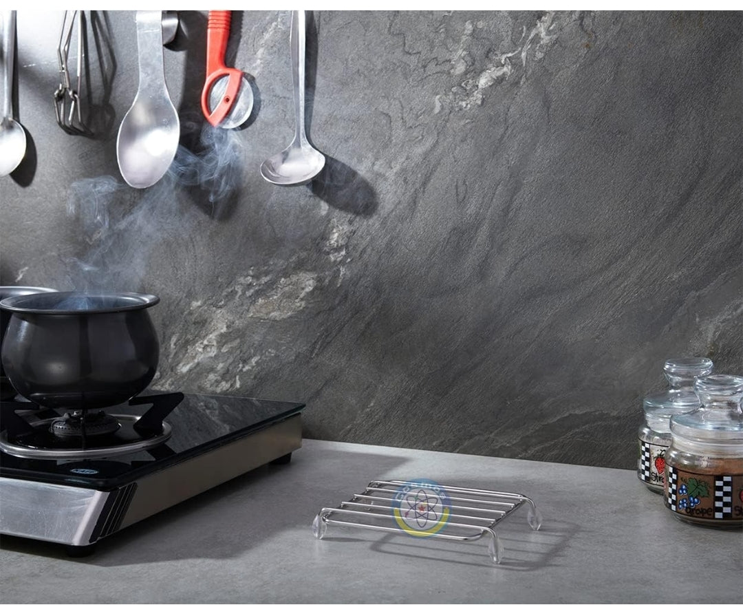 Steel pot stand square