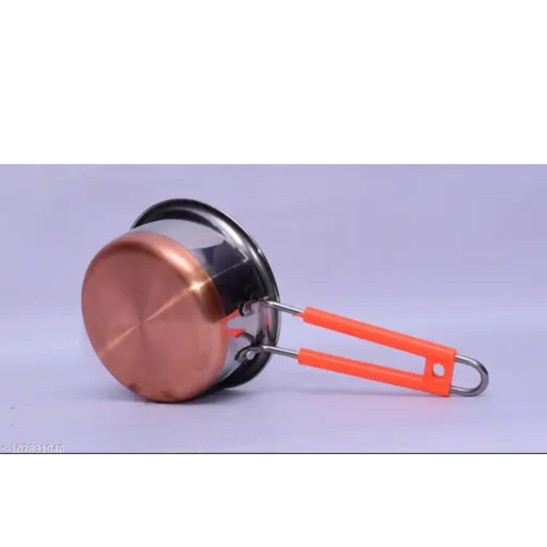 Steel brass tea pan