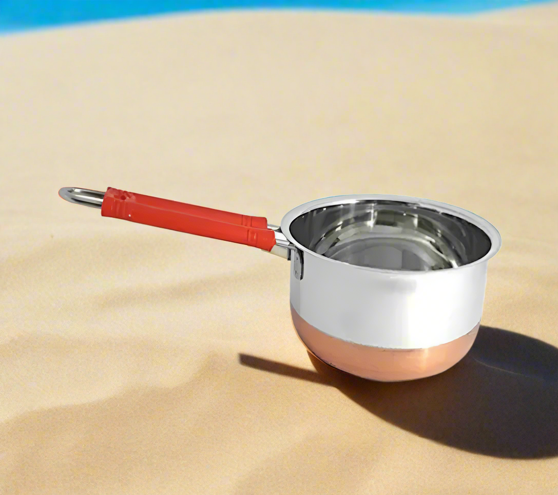 Steel Brass tea pan