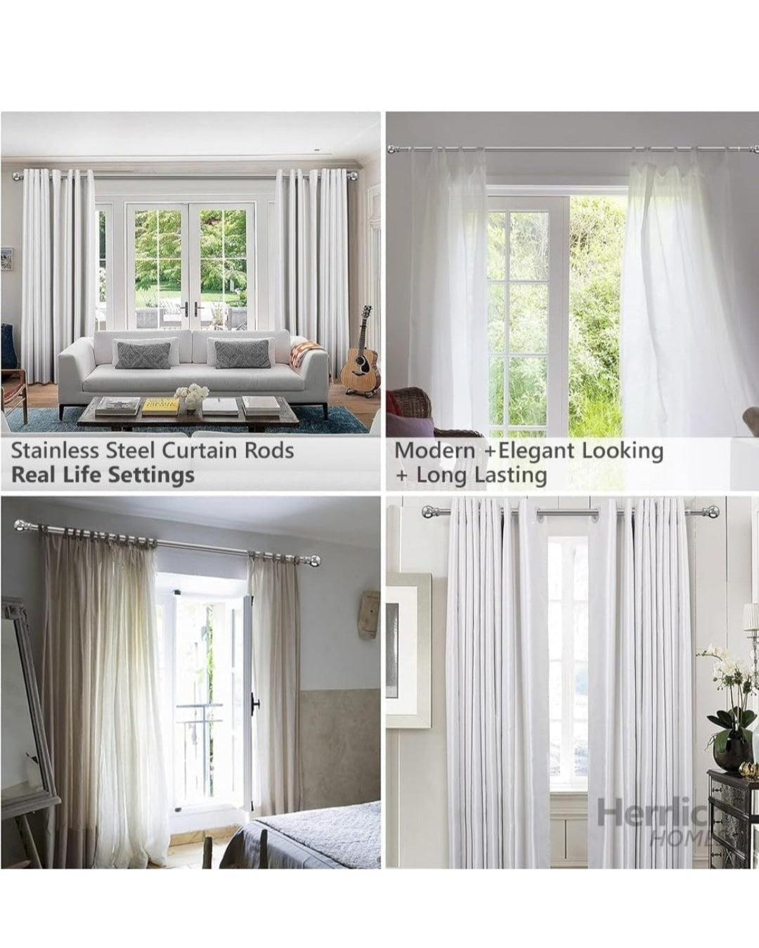 Steel Curtain Pipe 0.5inchX4Ft