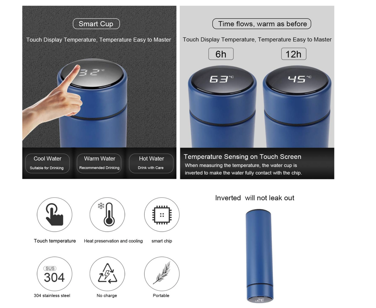 Temperature vacuum Bottle