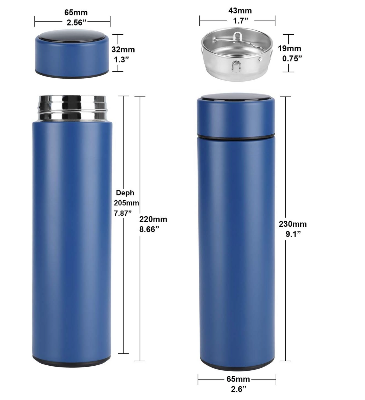 Temperature vacuum Bottle
