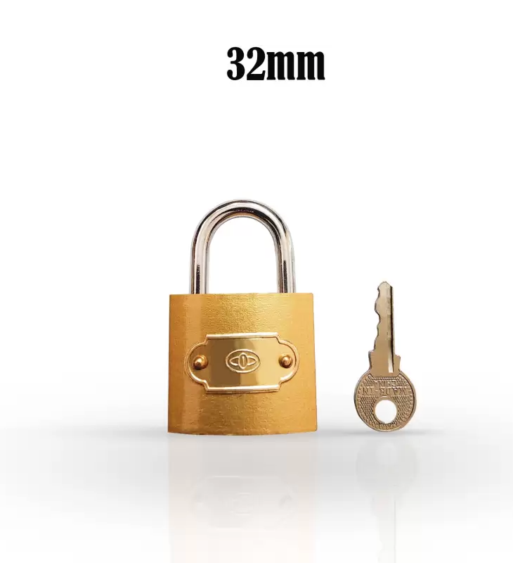 Brass padlock 32mm