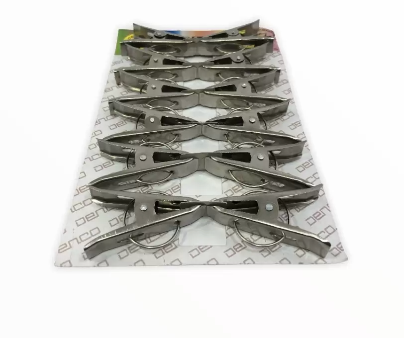 Steel cloth clips