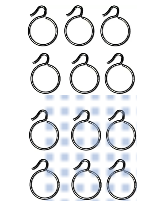 Steel Door Curtain Pipe Ring 0.5ββ