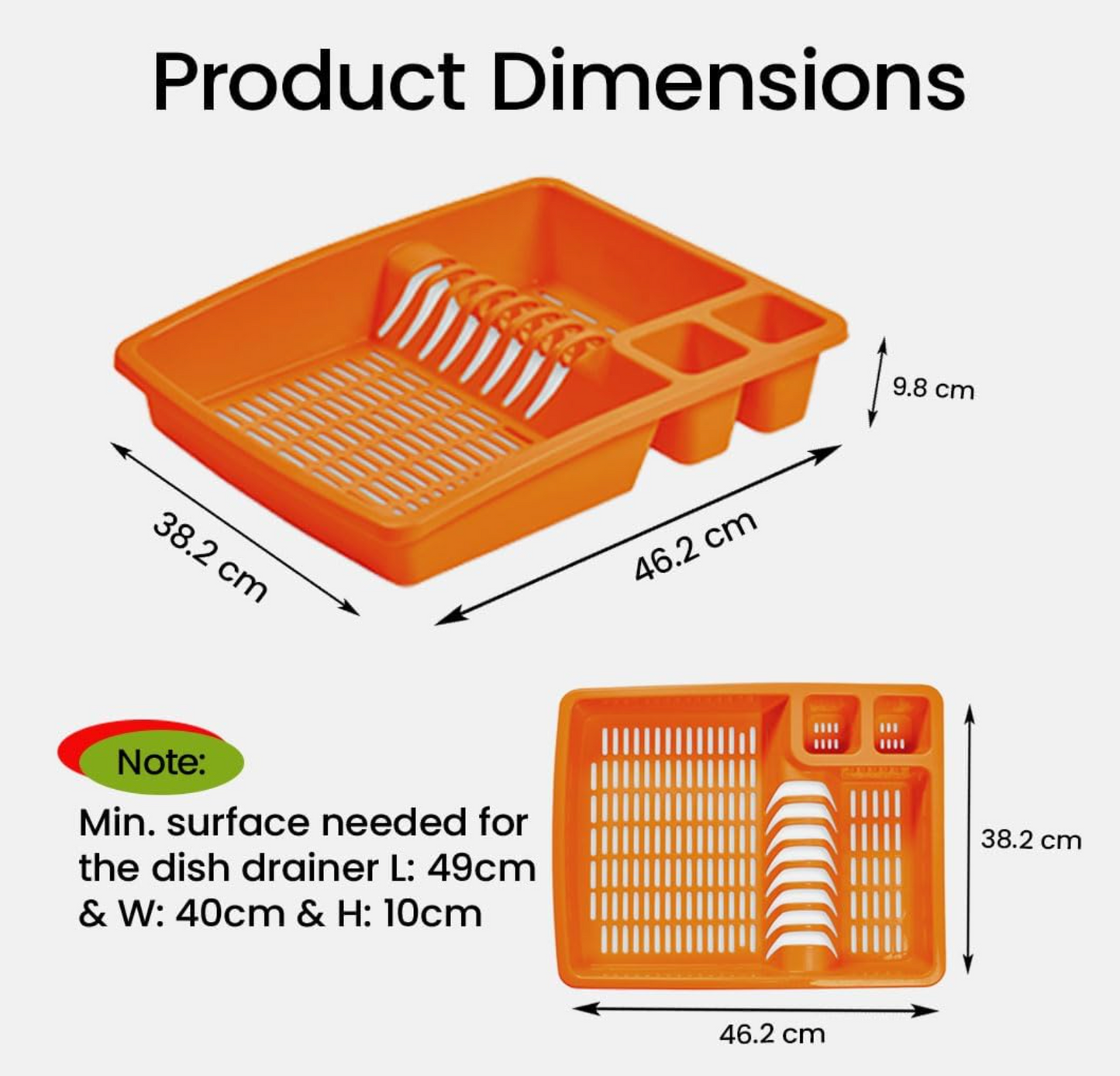 Plastic dish rack