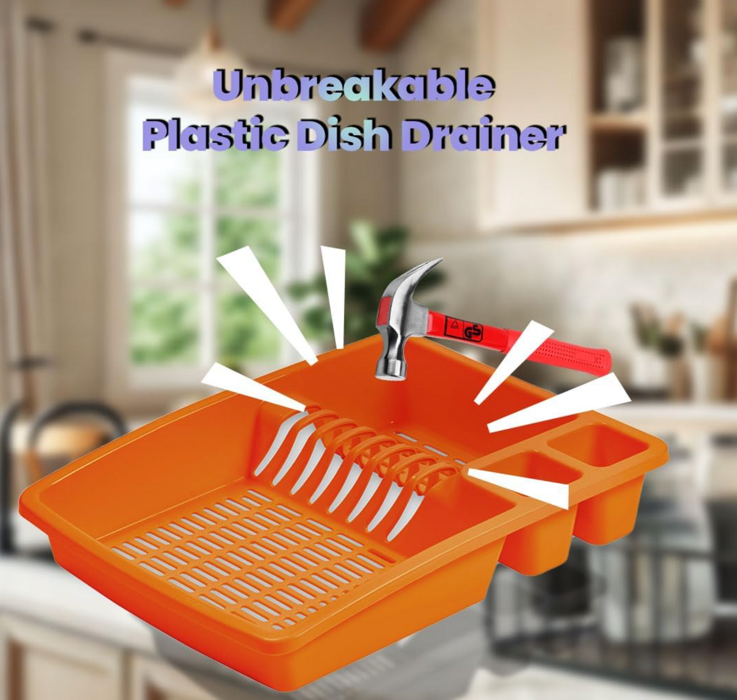 Plastic dish rack