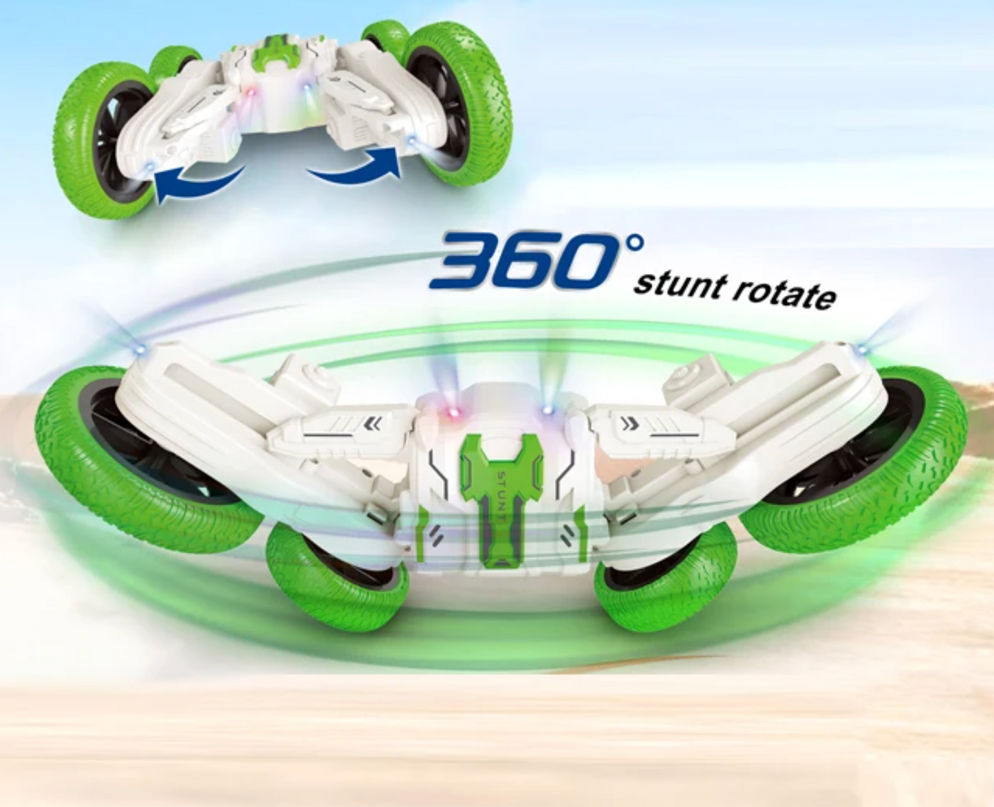 RC Stunt Flip Car