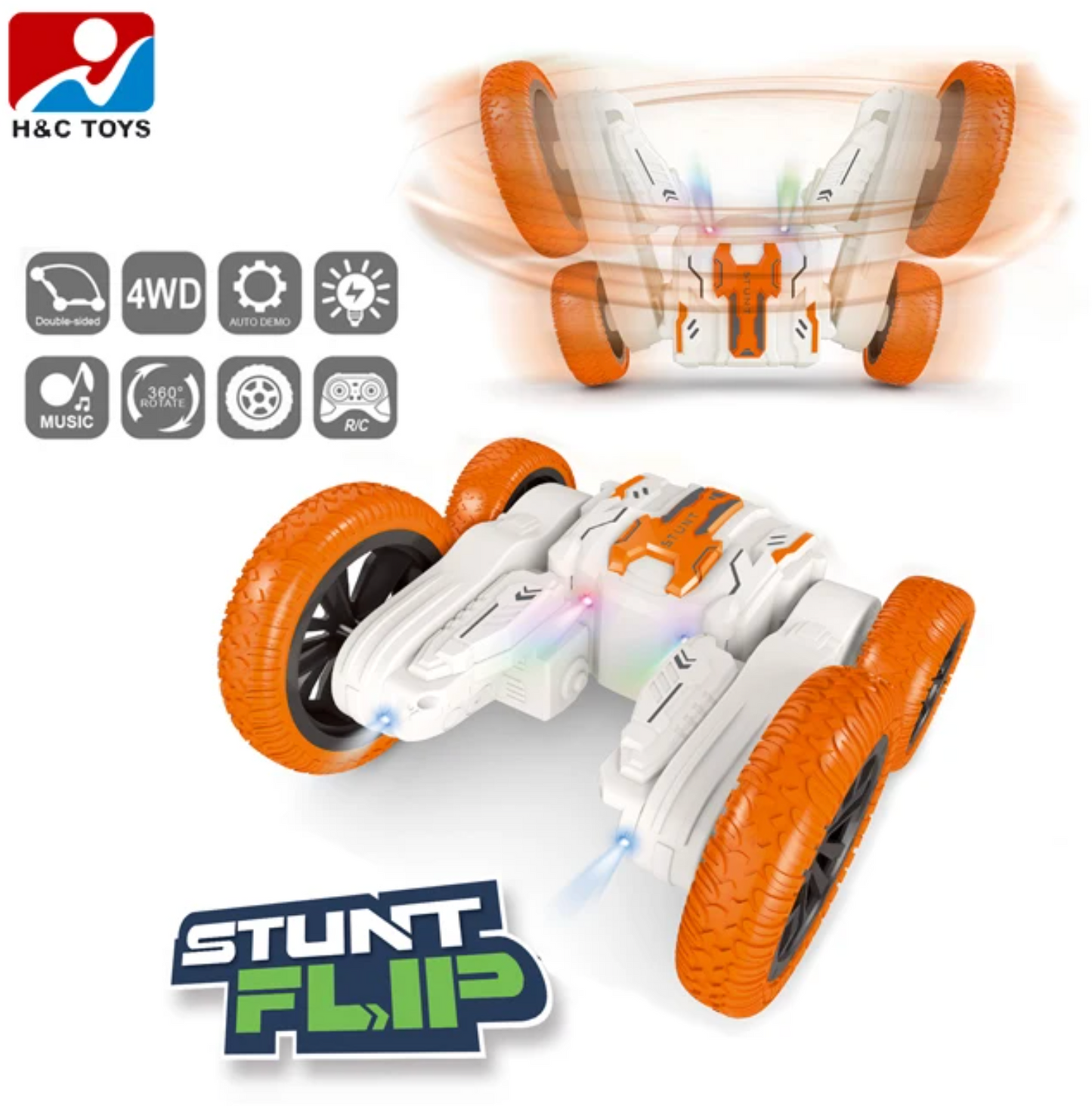 RC Stunt Flip Car