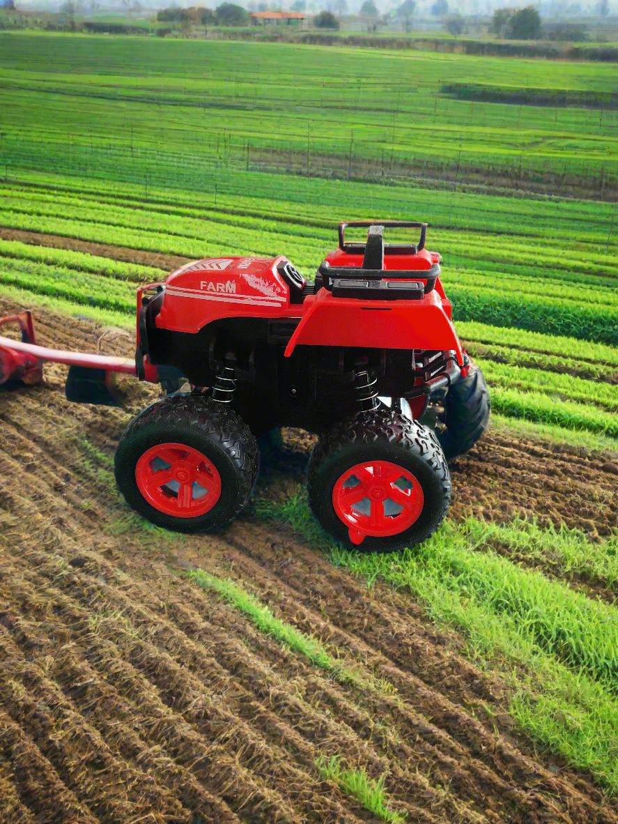 Farm tractor engine