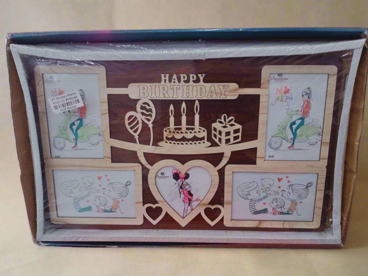 21 Wooden Frame
