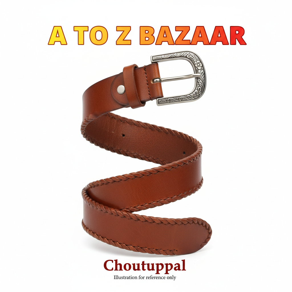 Chestnut Braided Belt