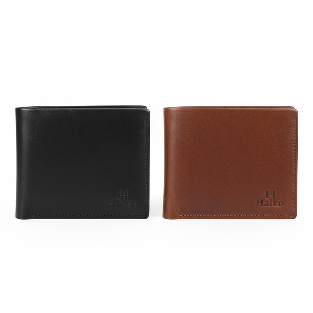 Haiko Classic Wallet - Premium leather bifold wallet