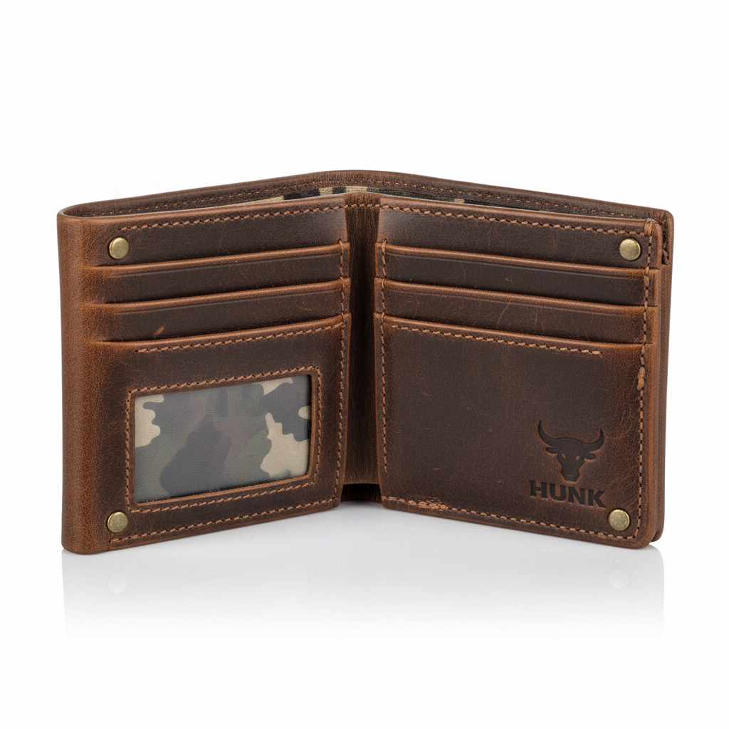 Hunk Wallet - Rugged men's leather wallet