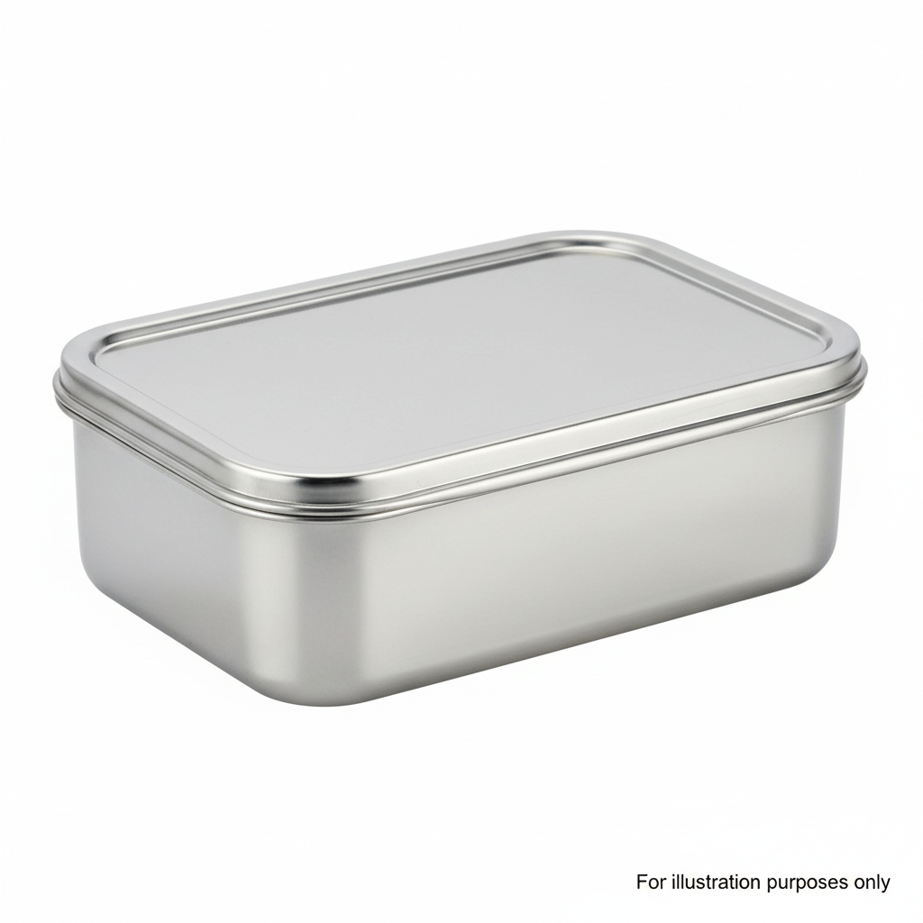 Steel Lunch Box - Compact