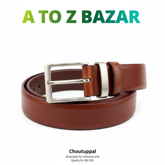 Mahogany Double-Prong Belt