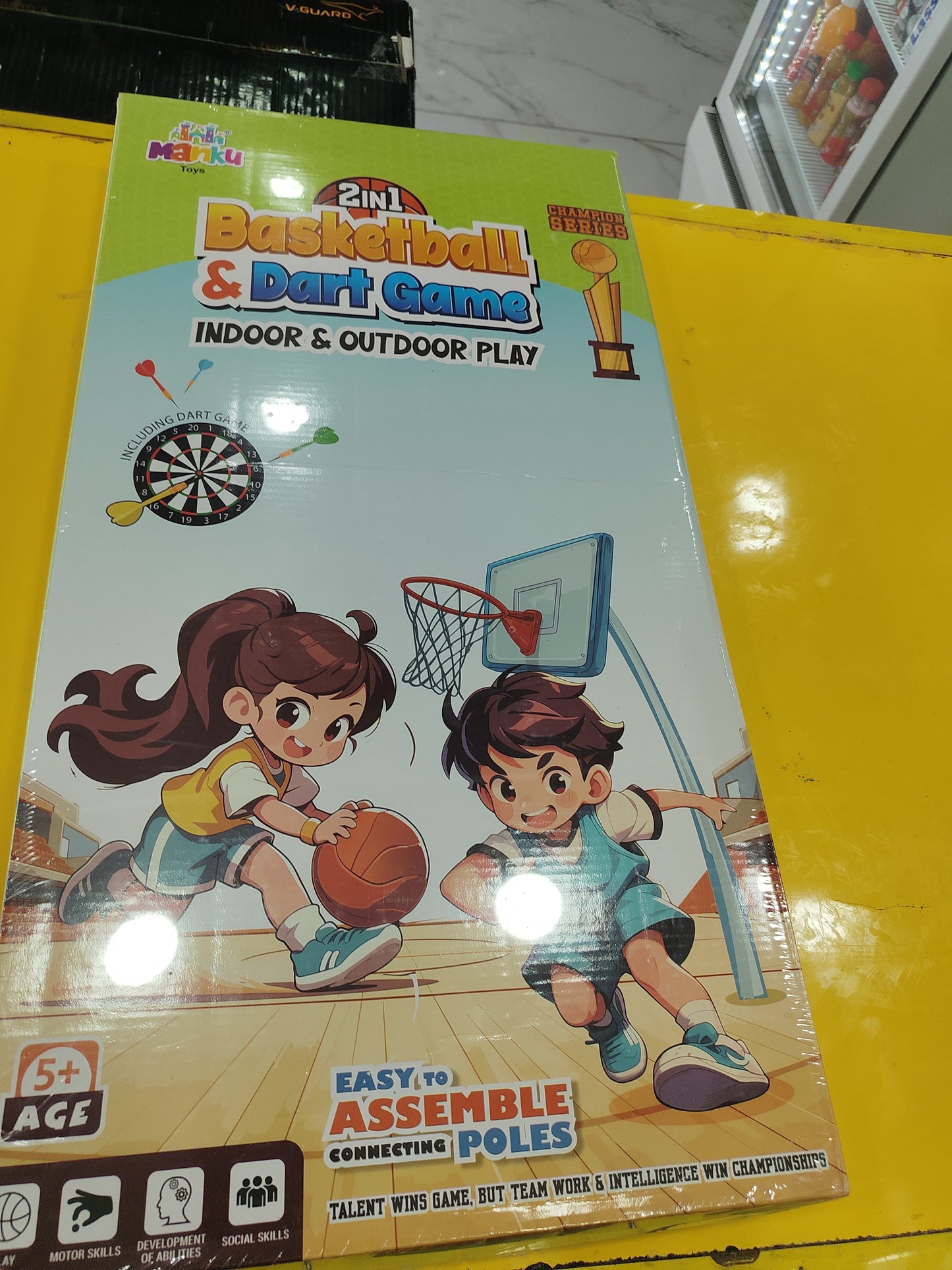 Basket ball & Dart Game 2in 1