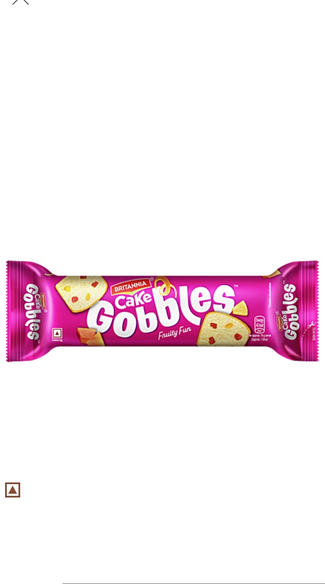 Britannia Gobbles Cake 110g
