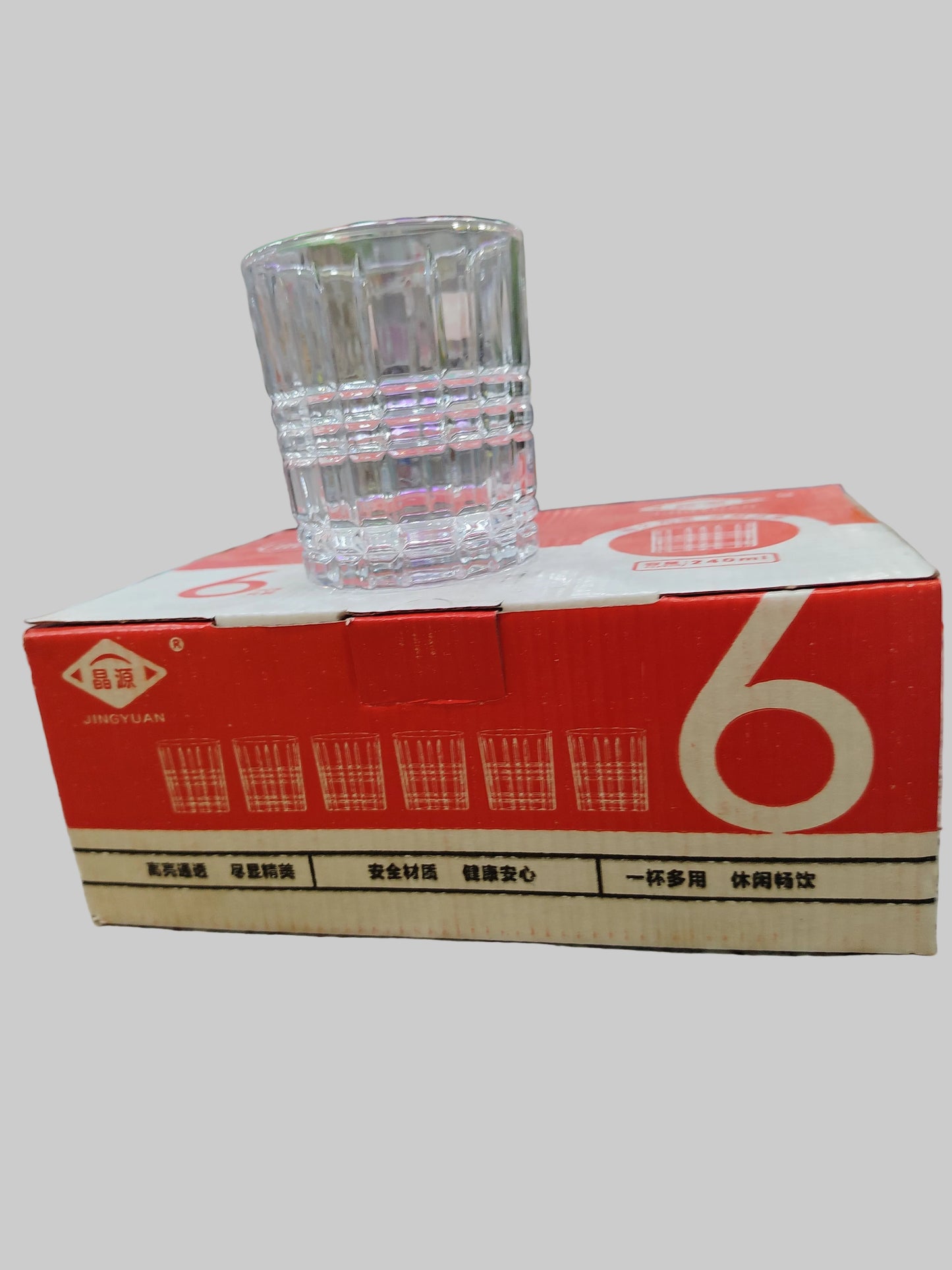 Jingyuan Juice Glass Set(6pc)10301-2