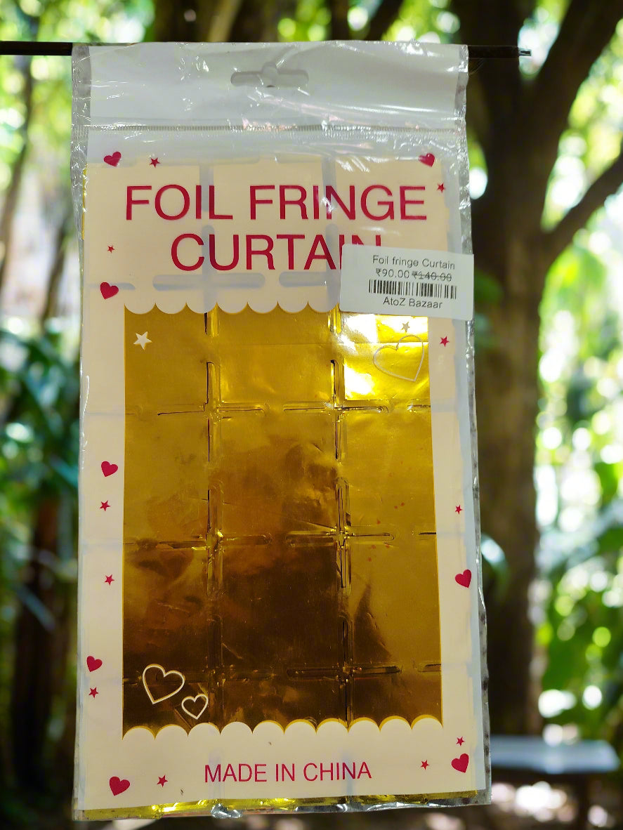 Foil fringe Curtain