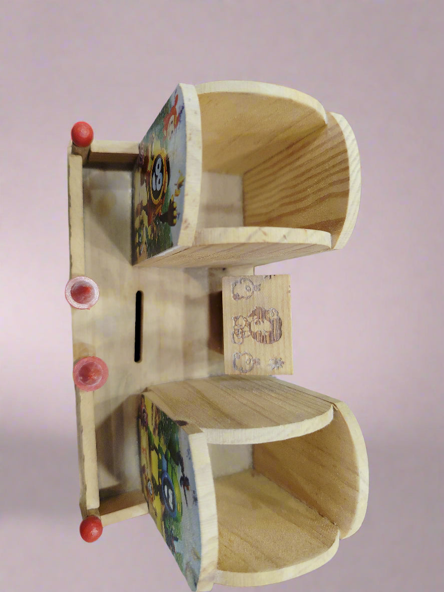 Wood Kiddy Bank