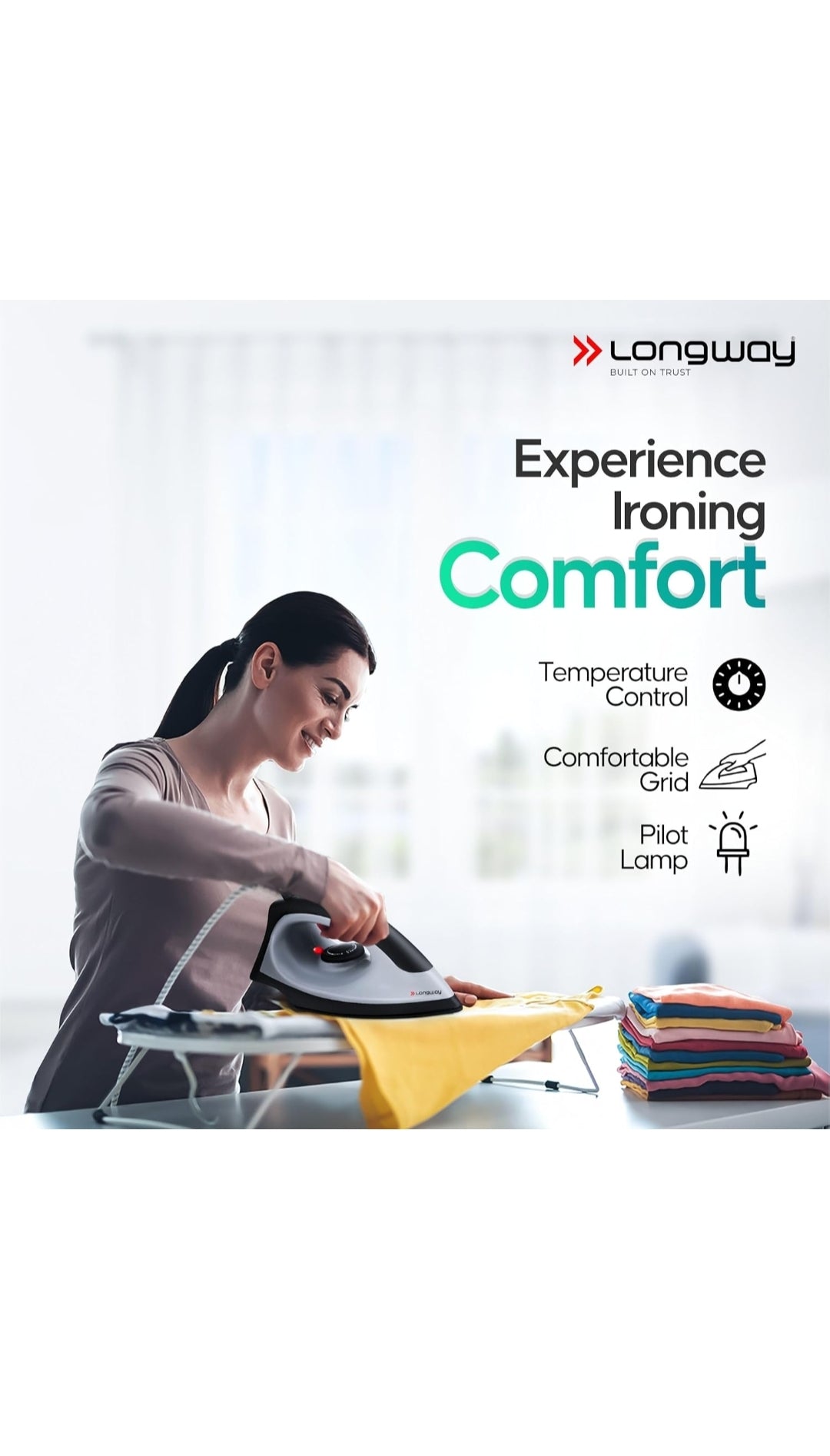 Longwoy Dry Iron 1100W