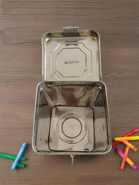 Steel kiddy bank