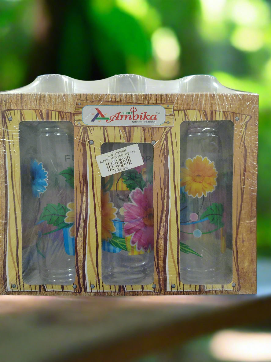 Ambika 3Pcs Bottle Set