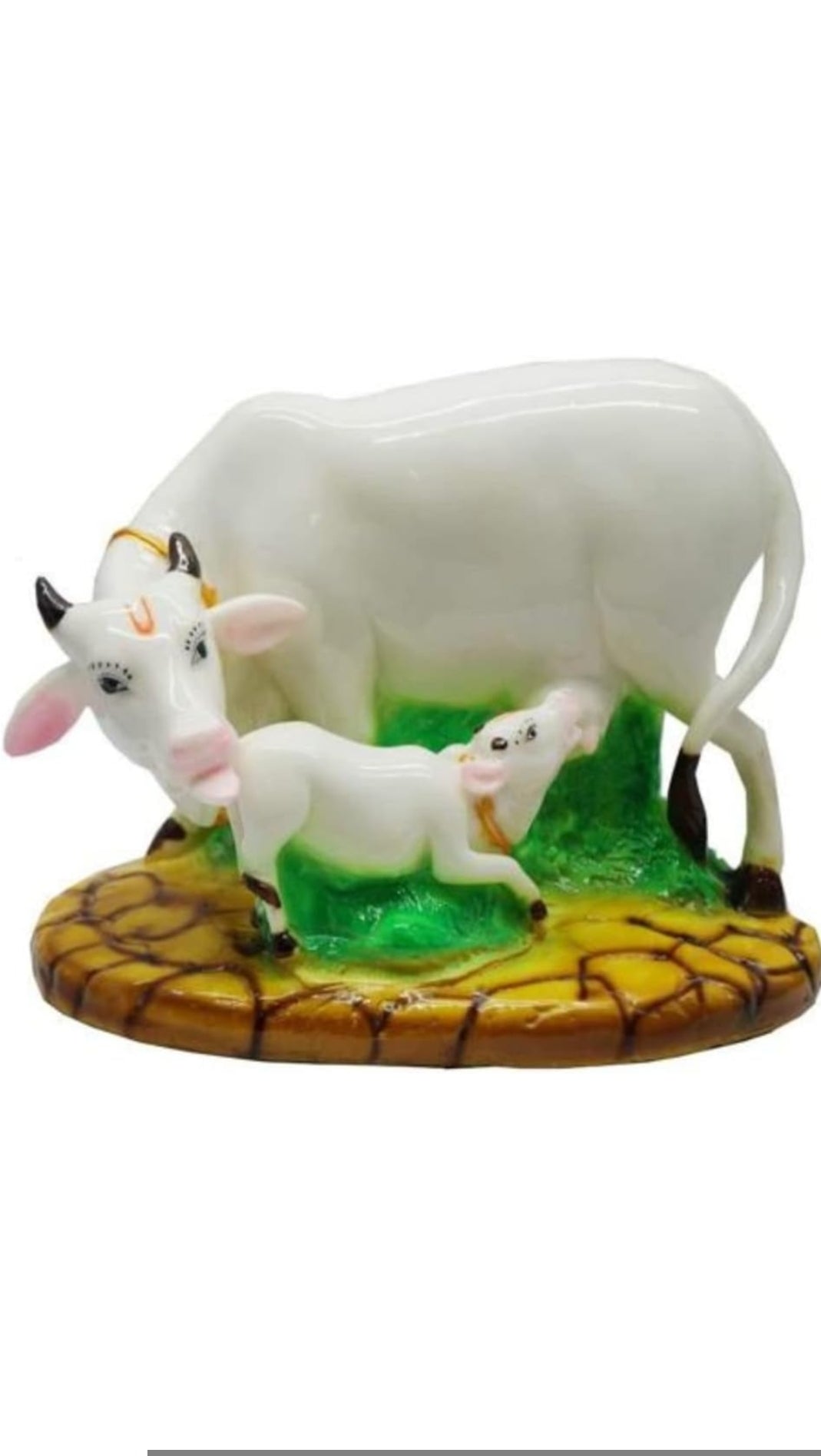 कामधेनु गाय और बछड़ा