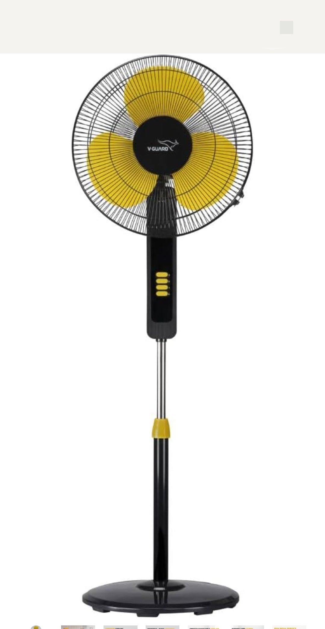 V-Guard GladoHSP Pedestal Fan