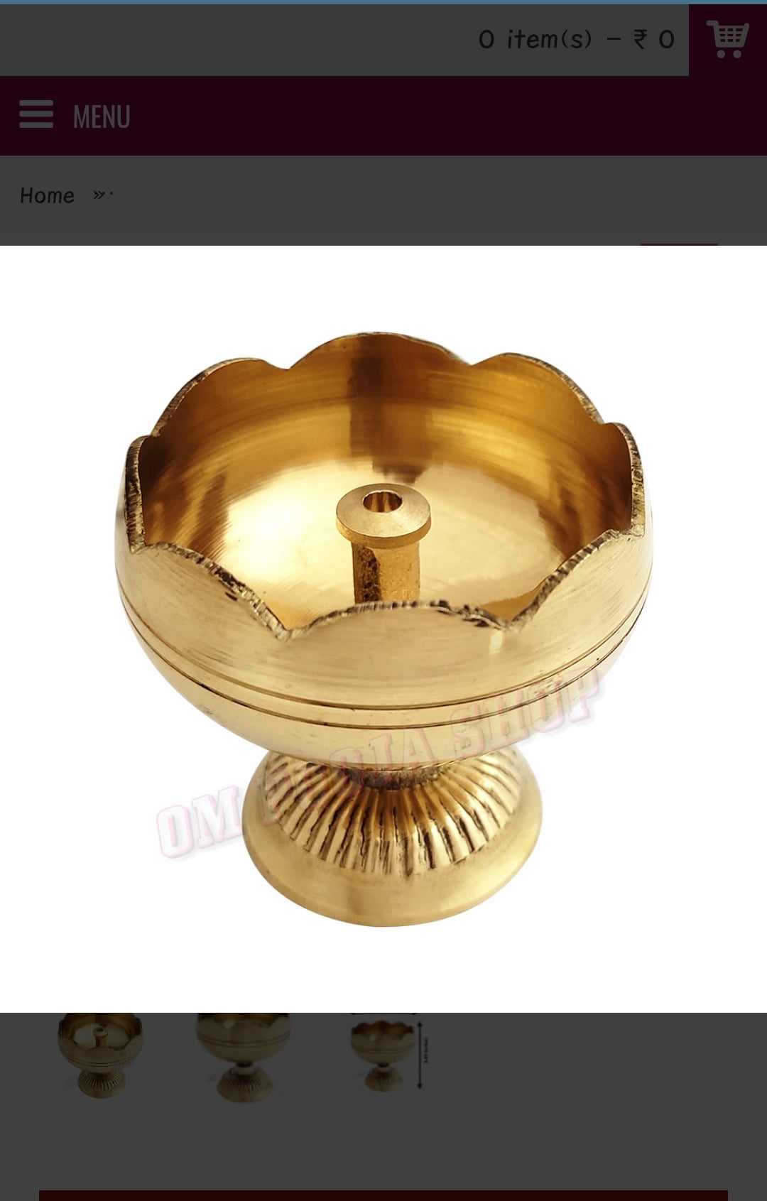 Brass Deepam