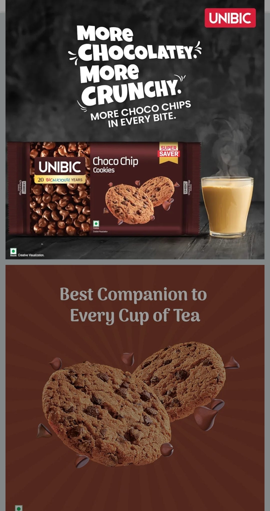 Unibic choco Cookies 450g