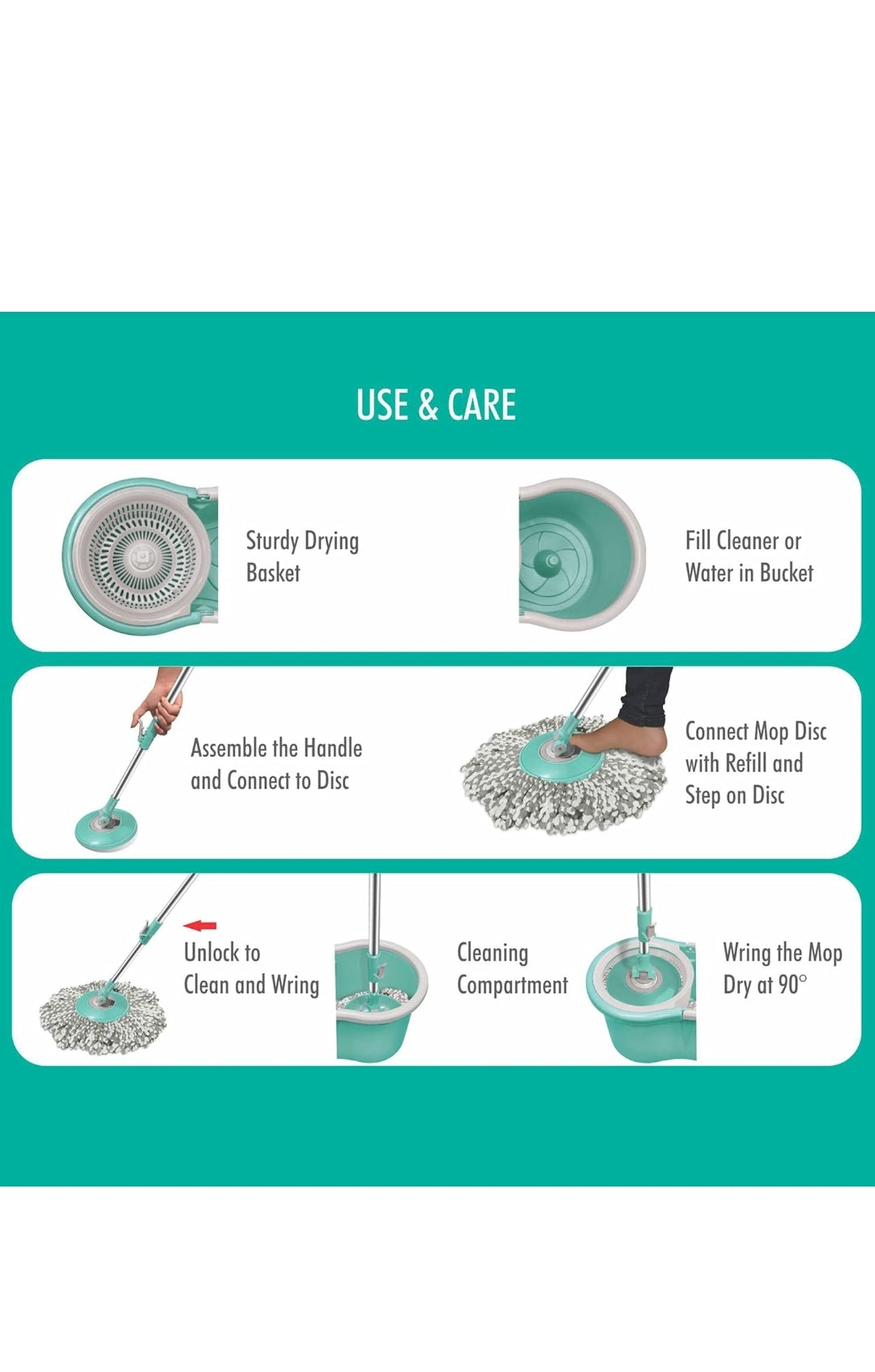 RivocSpin Mop&Bucket