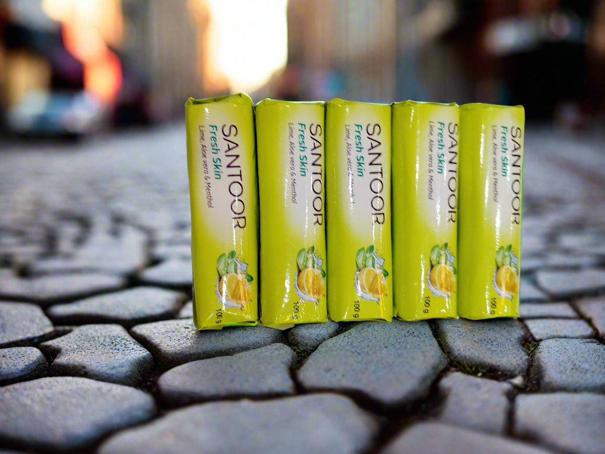 Santoor Soap 5 Pack