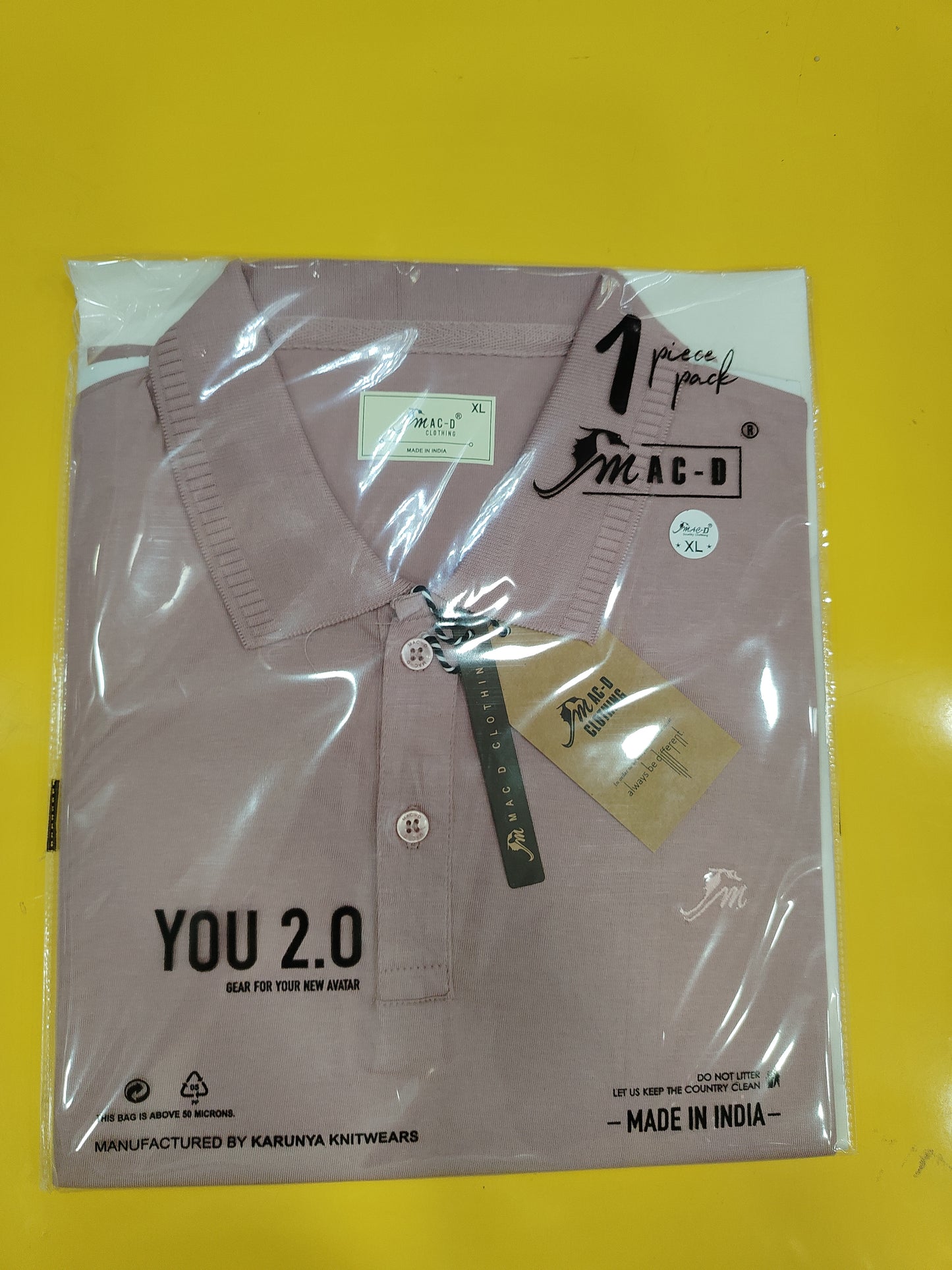 Mac-D T Shirt Collar XL