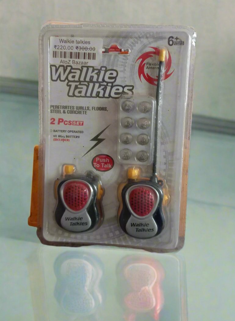Walkie talkies