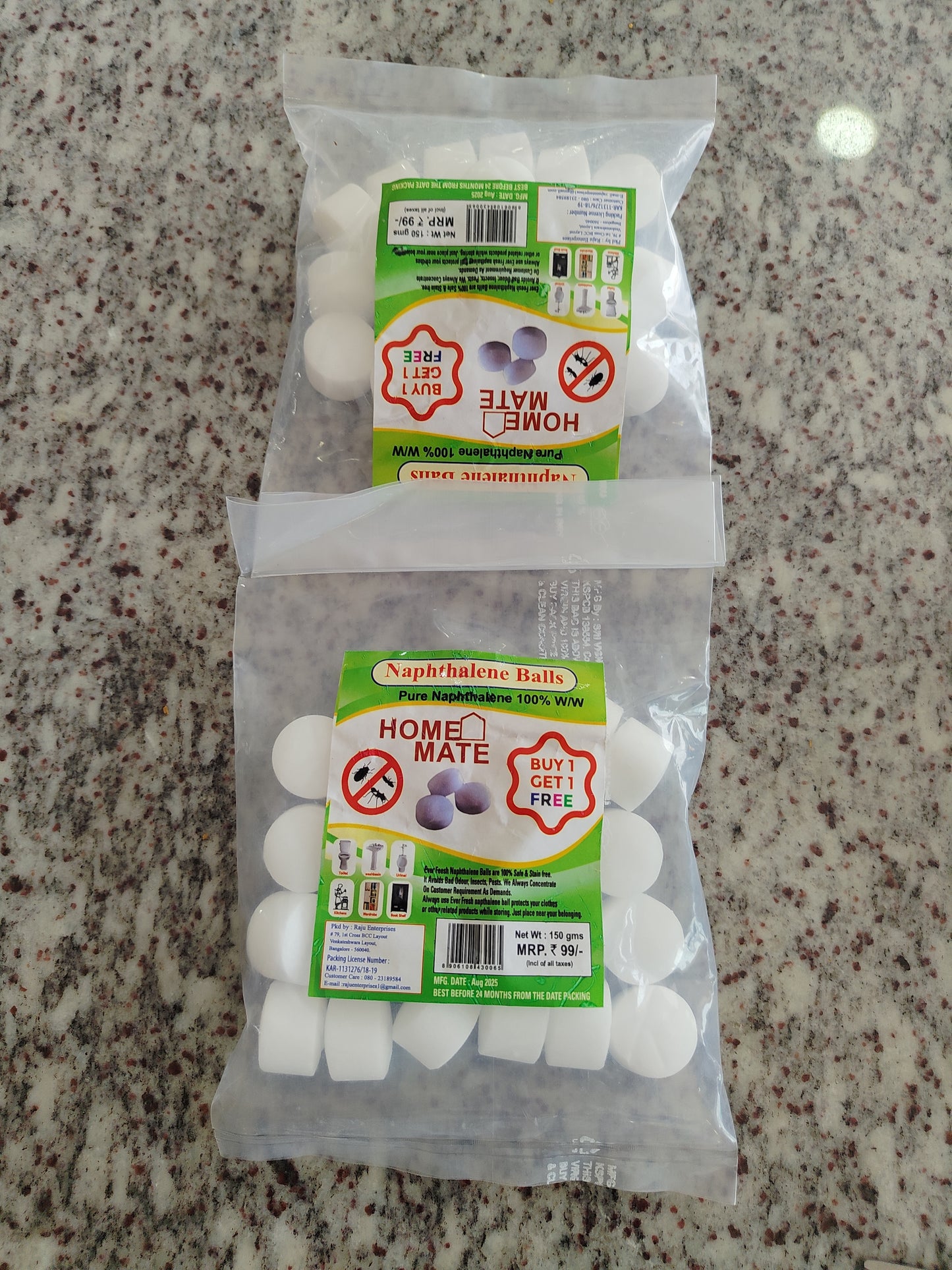 Naphthalene Balls 150g+150g