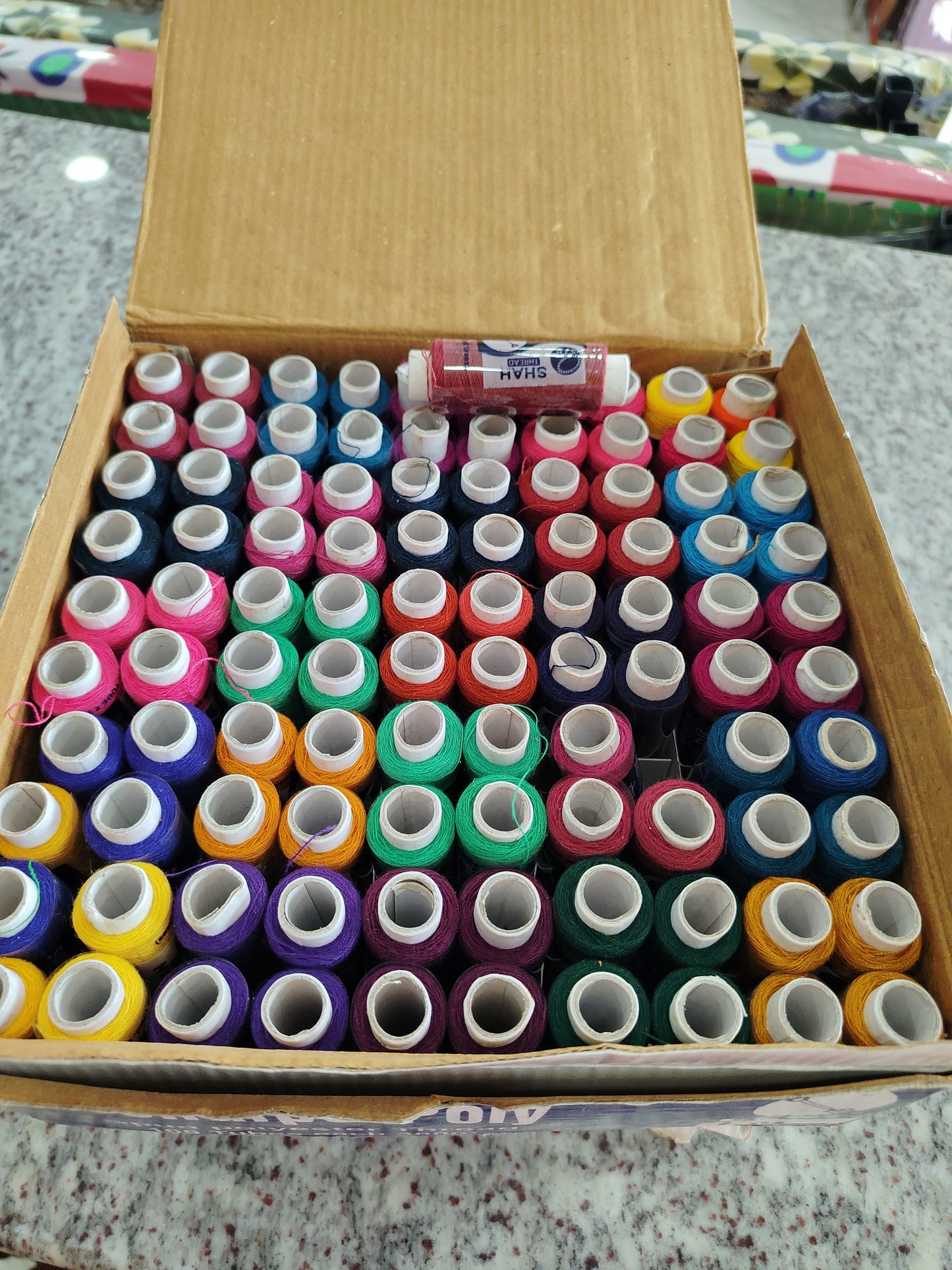 Spun polyester Threads