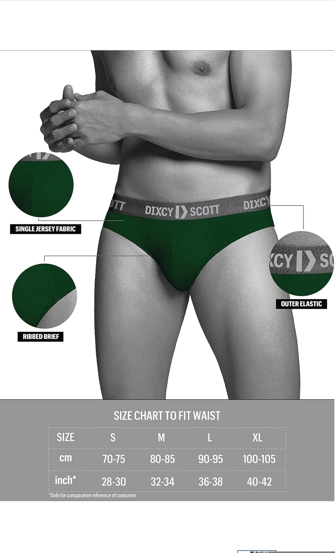 Dixcy Scott half innear wear 95cm