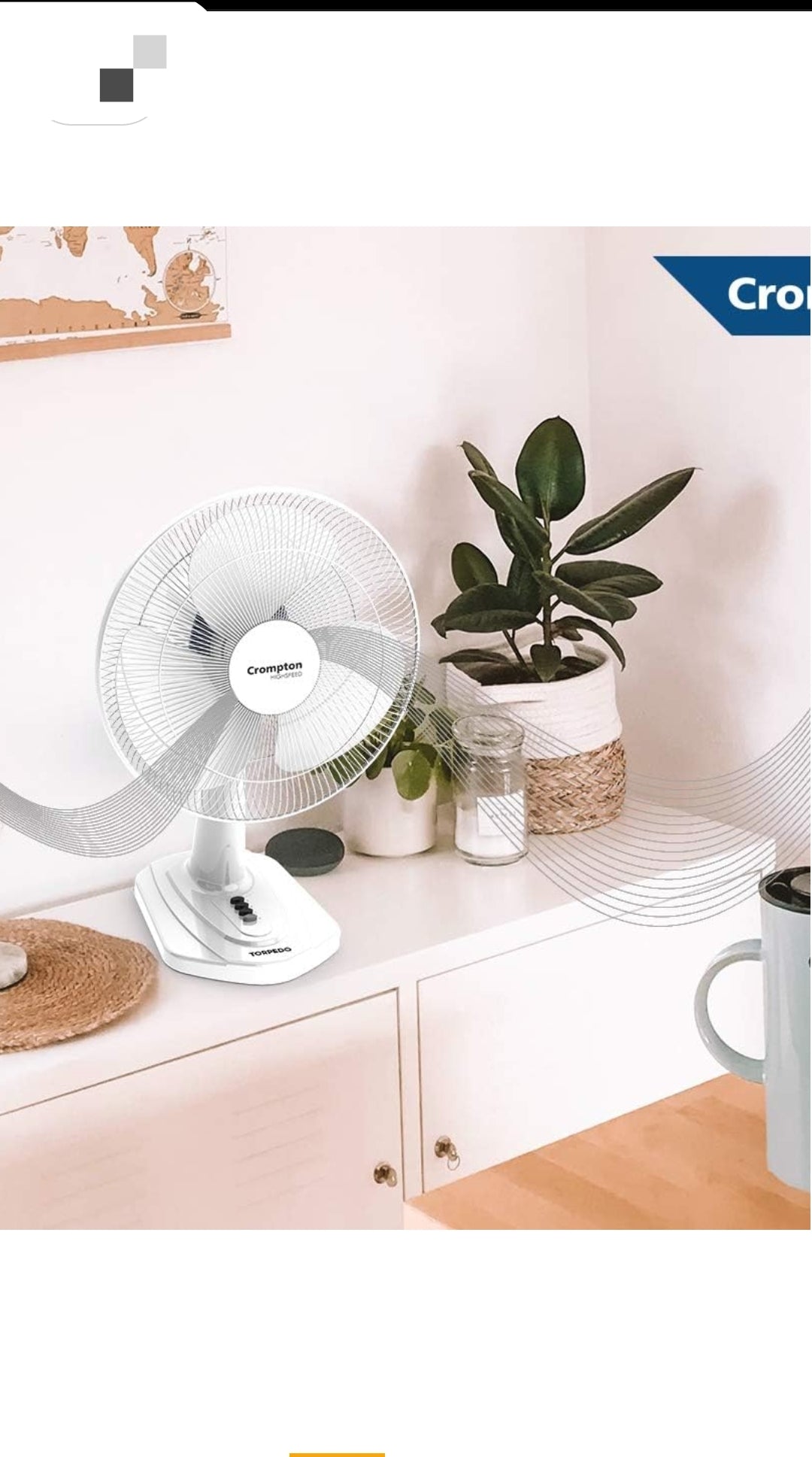 Crompton Torpedo Table Fan