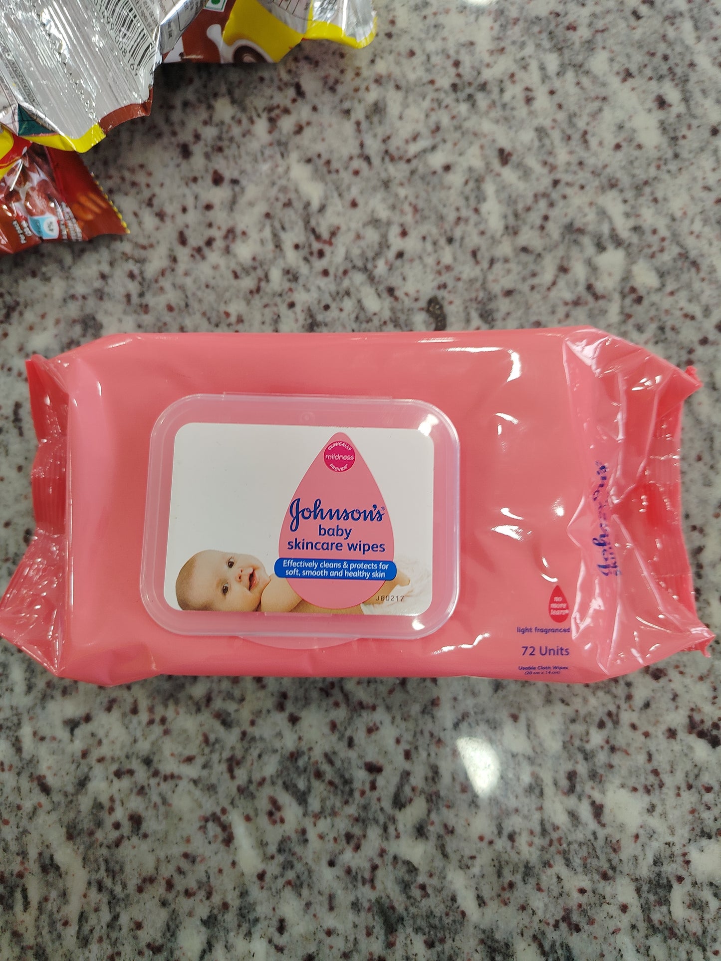 johnson’s baby skin care wipes 72U
