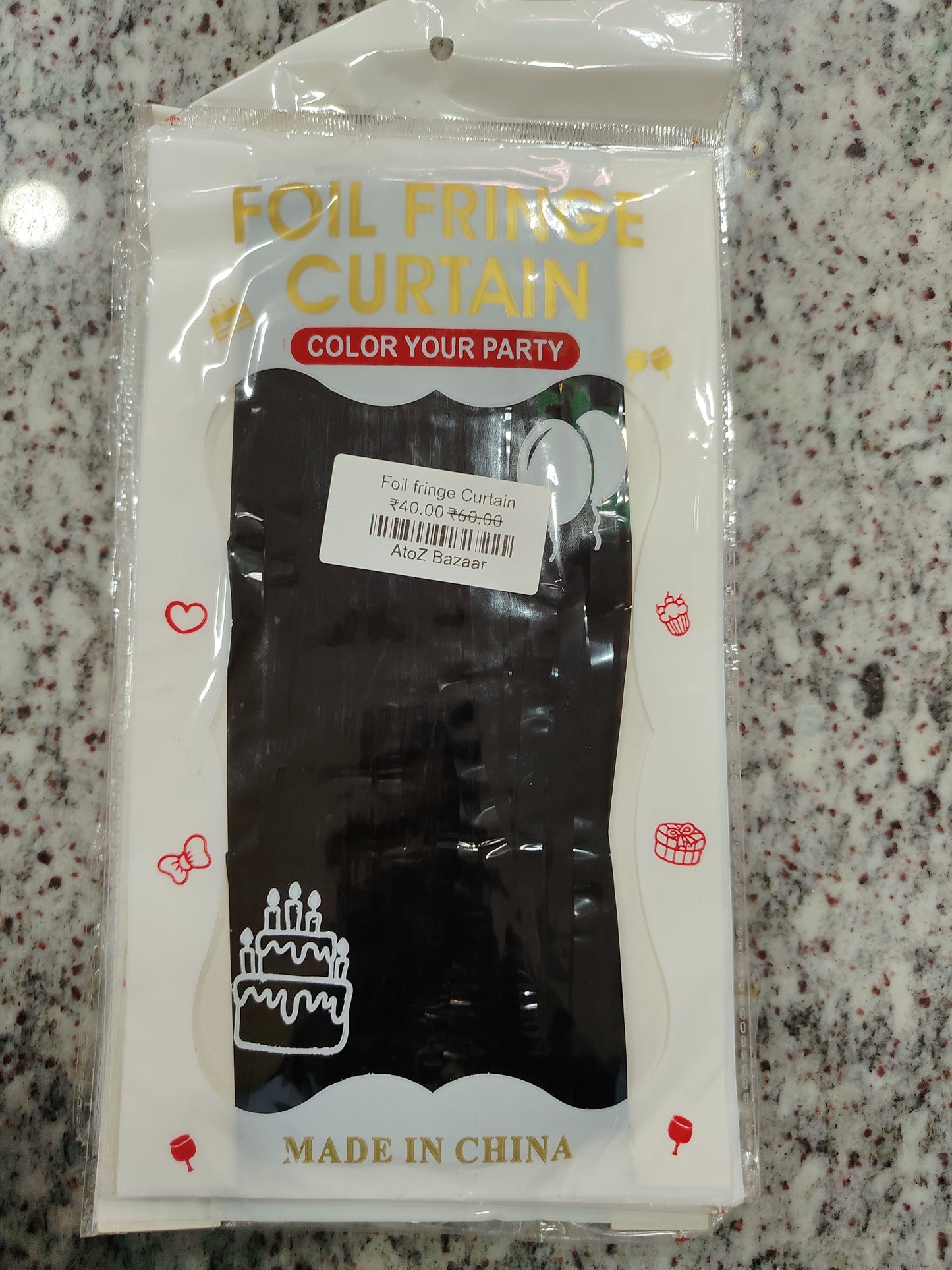 Foil fringe Curtain