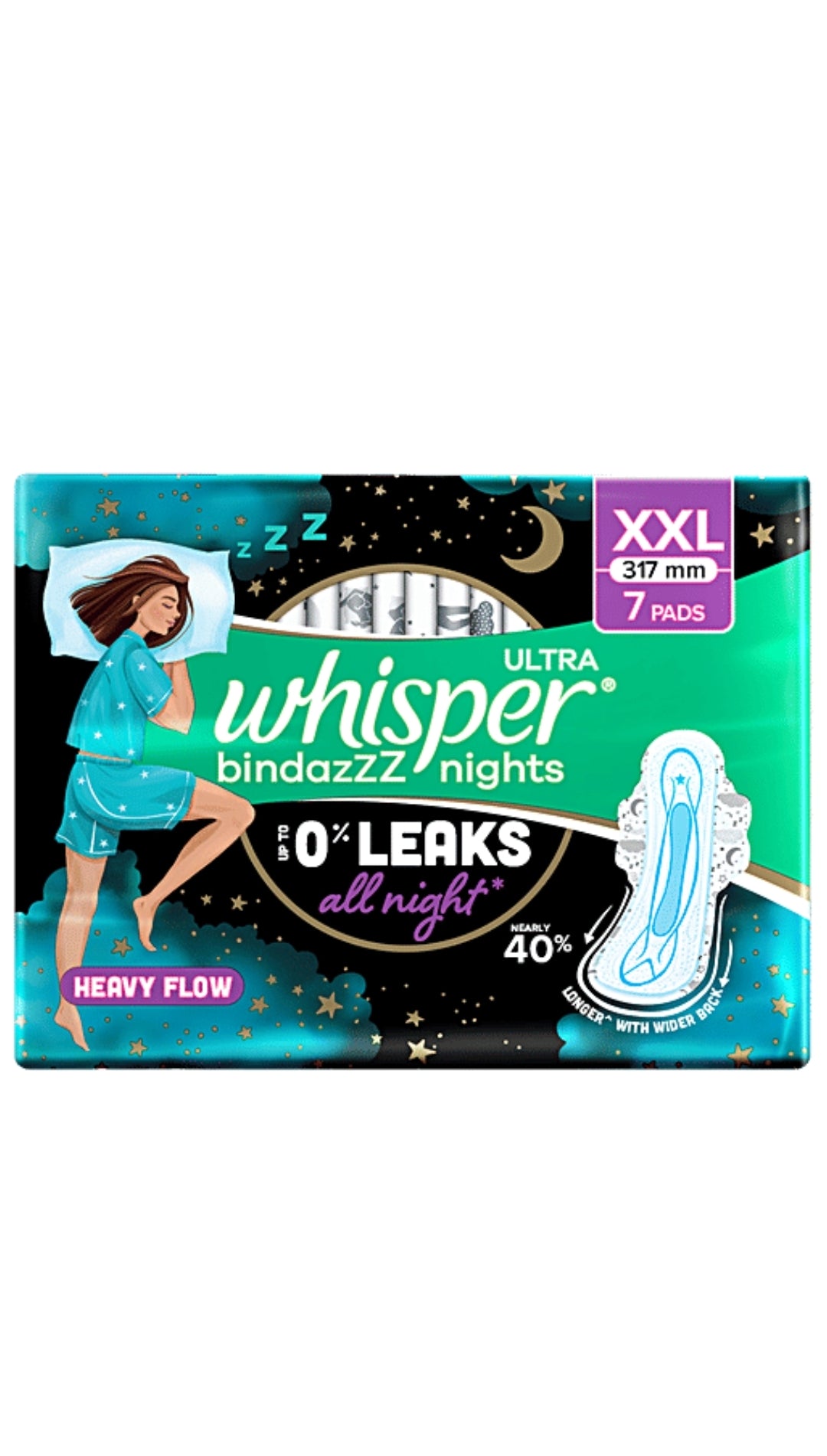 व्हिस्पर अल्ट्रा XXL 7 पैड