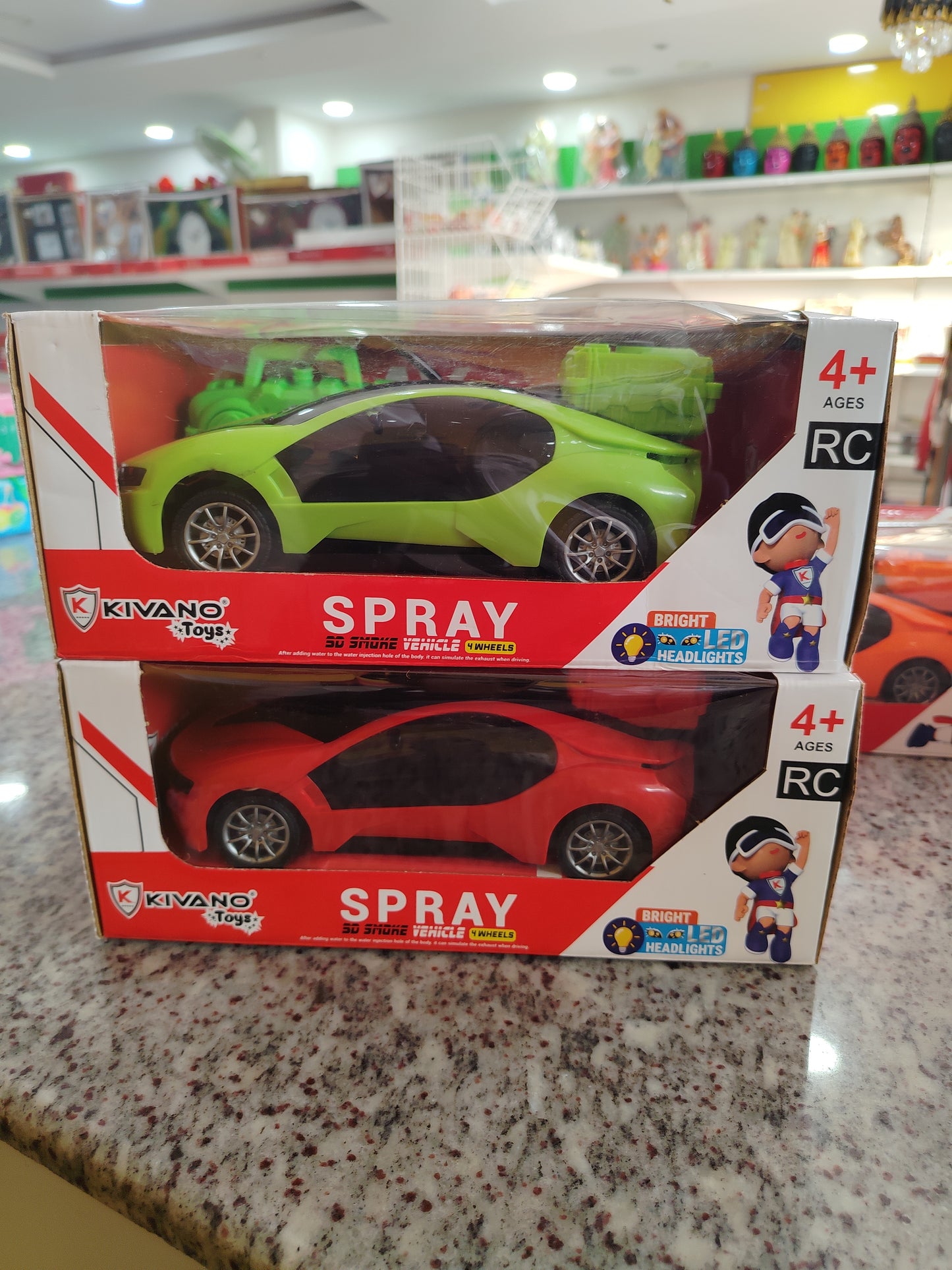 Spray 3D Smoke Car