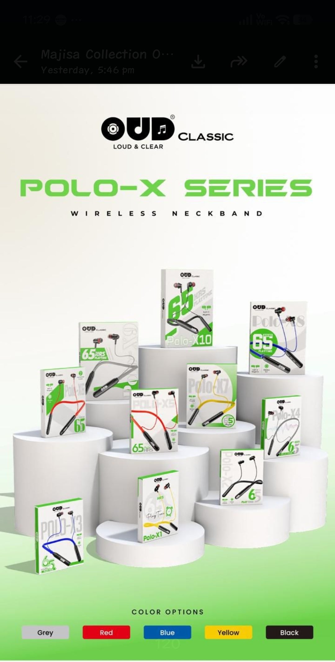 Oud Polo-X8 Neckband