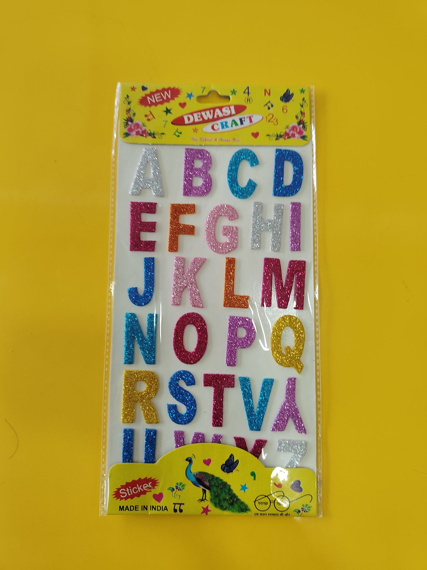 Glitter Foam Letters