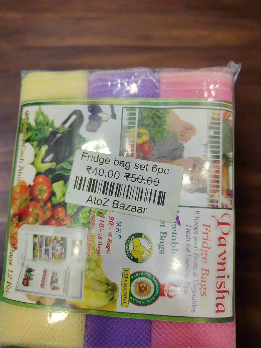 Fridge bag set 6pc