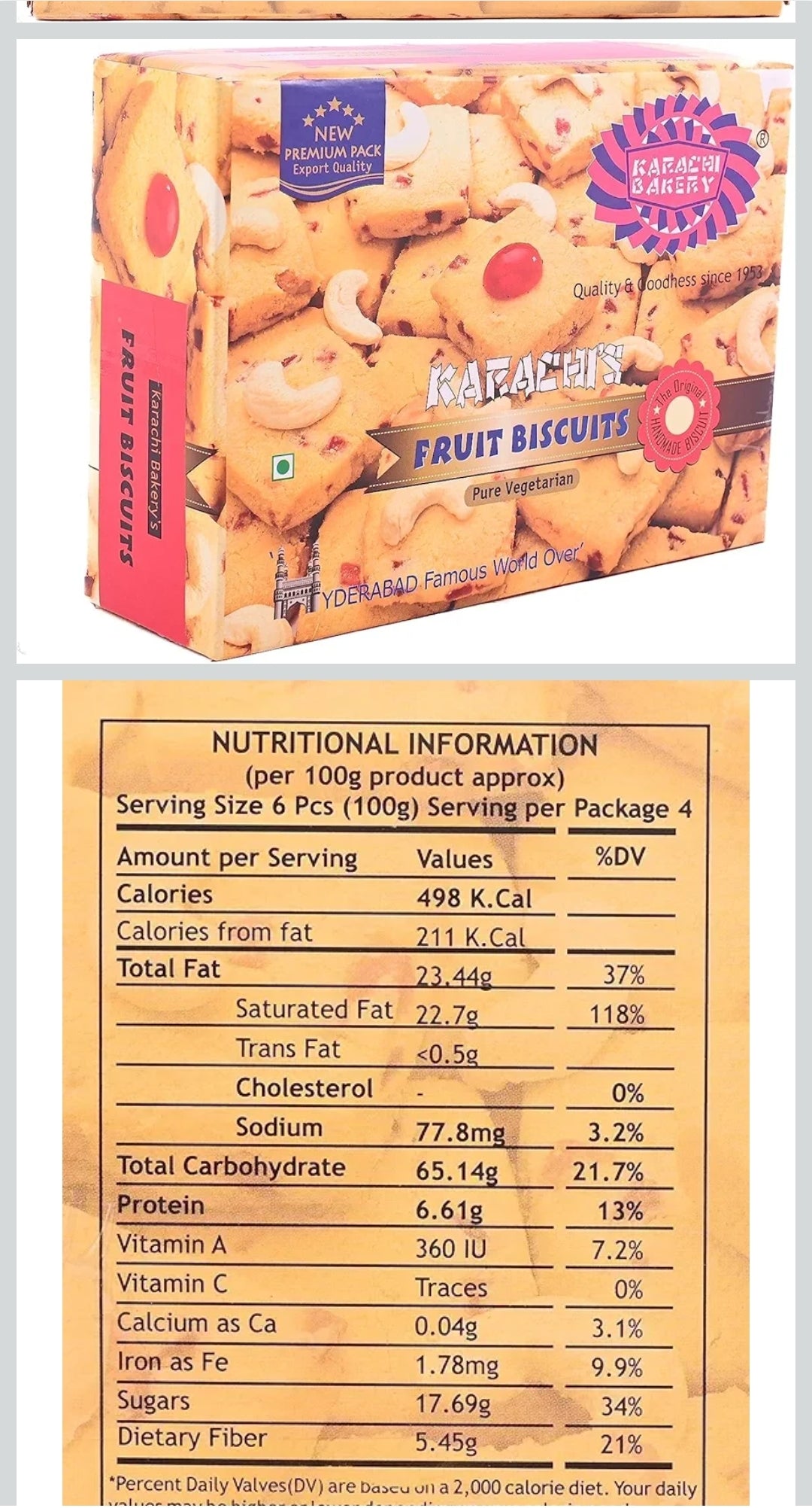 Karachi Biscuits 400g